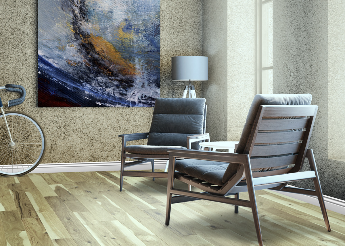 Photo of Hickory Natural wood flooring